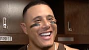 Manny Machado was asked to assess the Padres' season. 