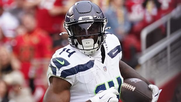 Seattle Seahawks receiver D.K. Metcalf.