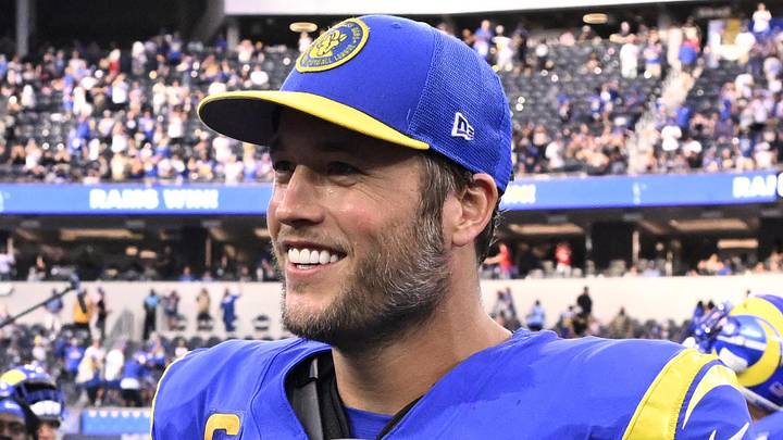 Los Angeles Rams quarterback Matthew Stafford.