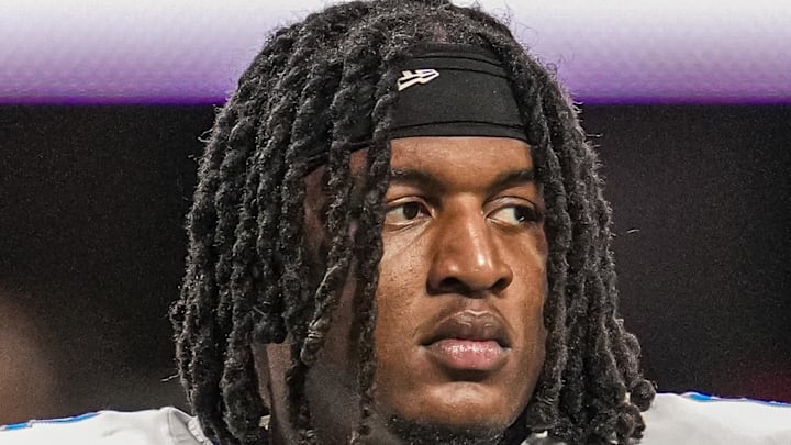 Detroit Lions defensive end Keith Cooper Jr. (64).