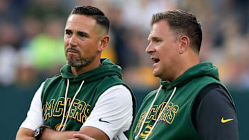 Green Bay Packers head coach Matt LaFleur and general manager Brian Gutekunst