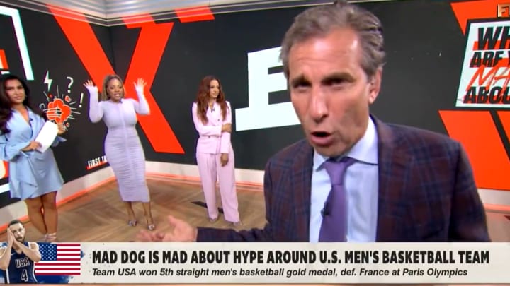 Chris 'Mad Dog' Russo on ESPN's 'First Take.'