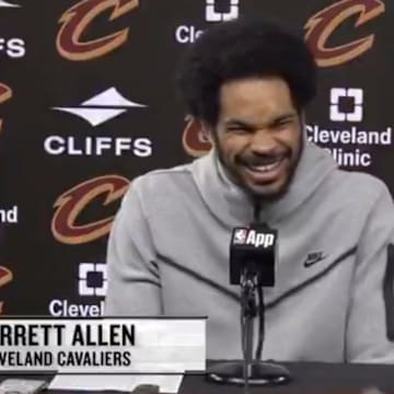 Cleveland Cavaliers center Jarrett Allen on April 2, 2025.
