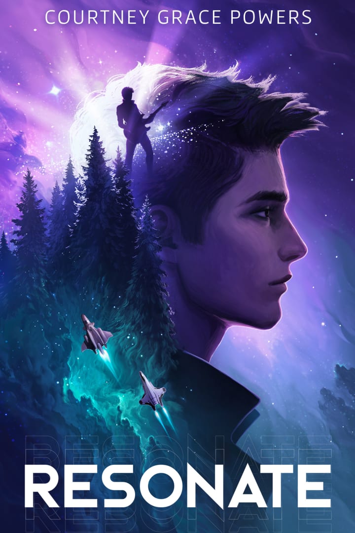 Book cover of Resonate by Courtney Grace Powers