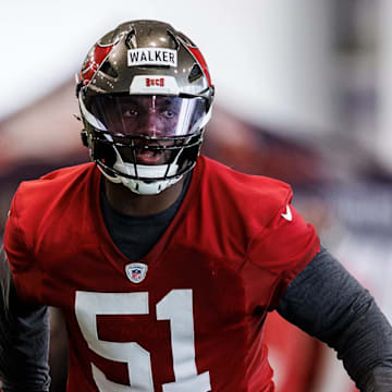 Buccaneers OLB David Walker courtesy of the Tampa Bay Buccaneers: Tori Richman/ Kyle Zedaker