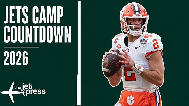 New York Jets quarterback Cade Klubnik