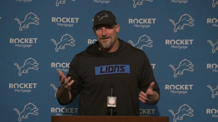 Dan Campbell and the Detroit Lions are 14-2 through Week 17. Dan Campbell and the Detroit Lions are 14-2 through Week 17.