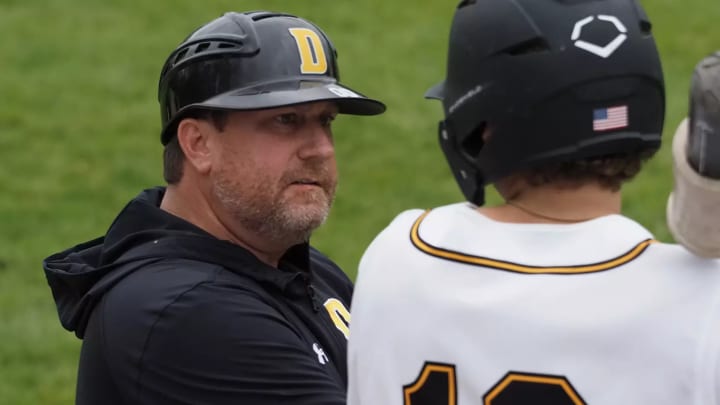 Blake Allen went 142-139 during his previous stint as DePauw University's head baseball coach.