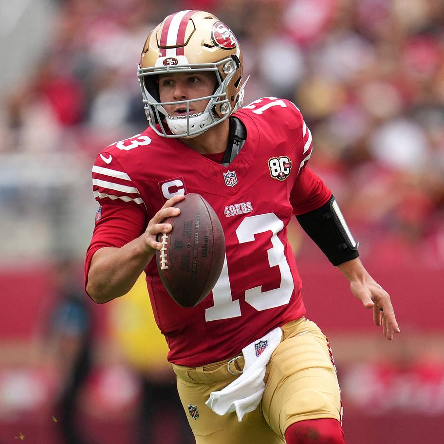 San Francisco 49ers quarterback Brock Purdy