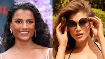 Simone Ashley and Valentina Sampaio