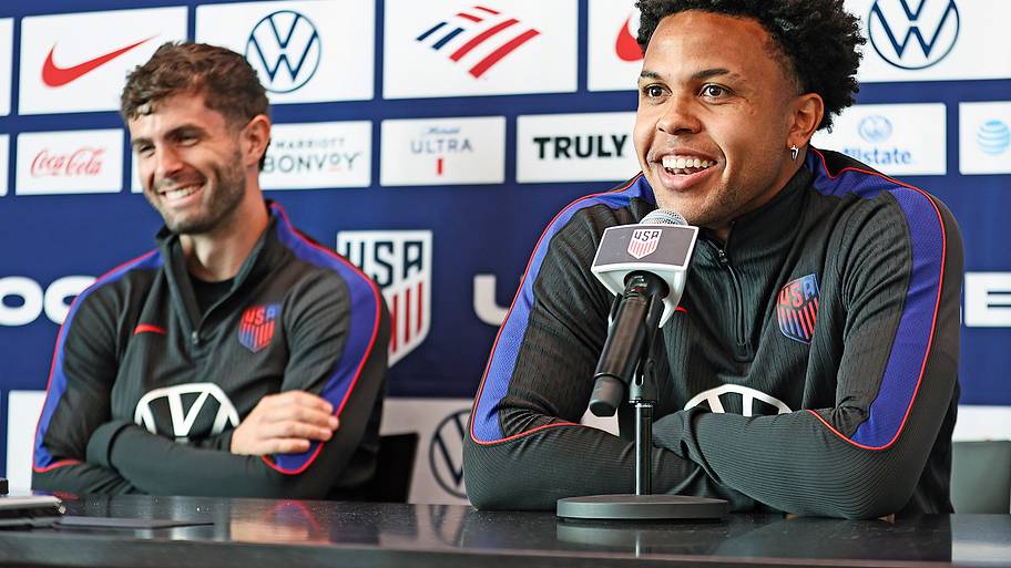 USMNT stars Weston McKennie and Christian Pulisic
