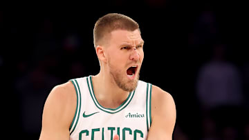 Boston Celtics center Kristaps Porzingis