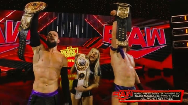 Finn Balor and JD McDonagh captured the World Tag Team Championship thanks to Liv Morgan on the June 24, 2024 episode of Raw.