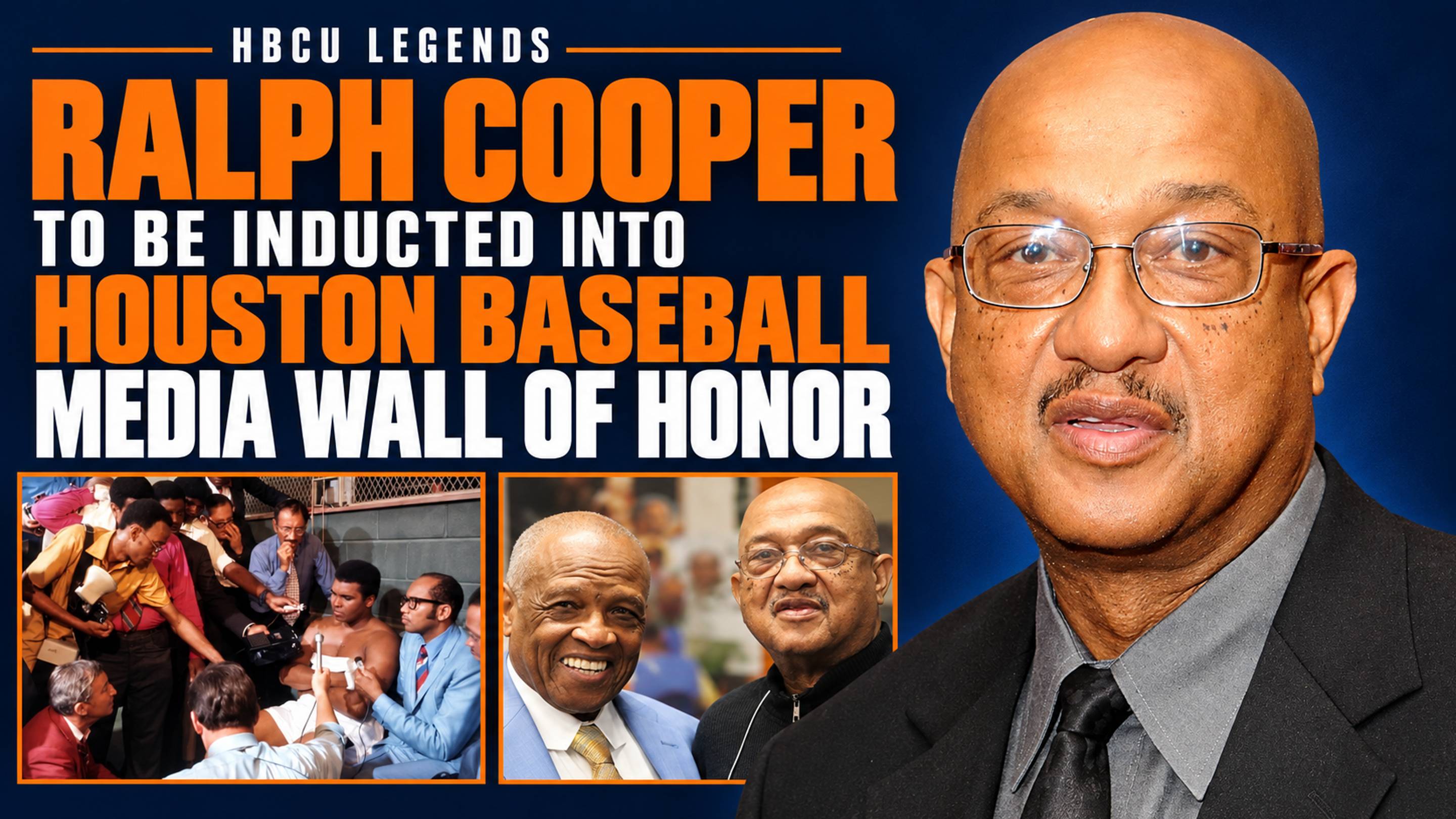 Ralph Cooper Becomes First Black Honoree on Houston Baseball Media Wall of Honor