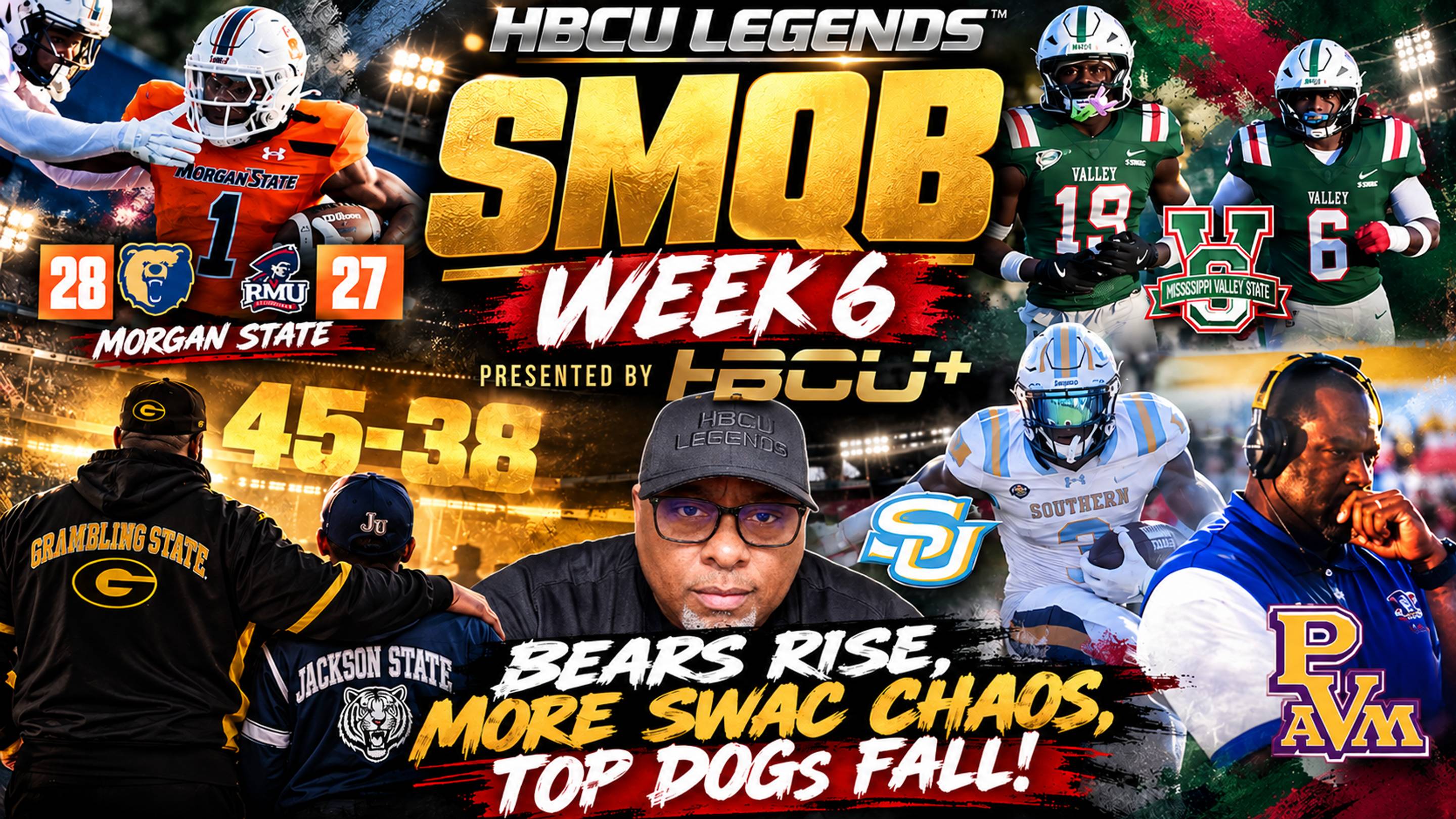 HBCU Football Week 6: Morgan State Rises, SWAC Chaos Continues, Top Dogs Fall | SMQB