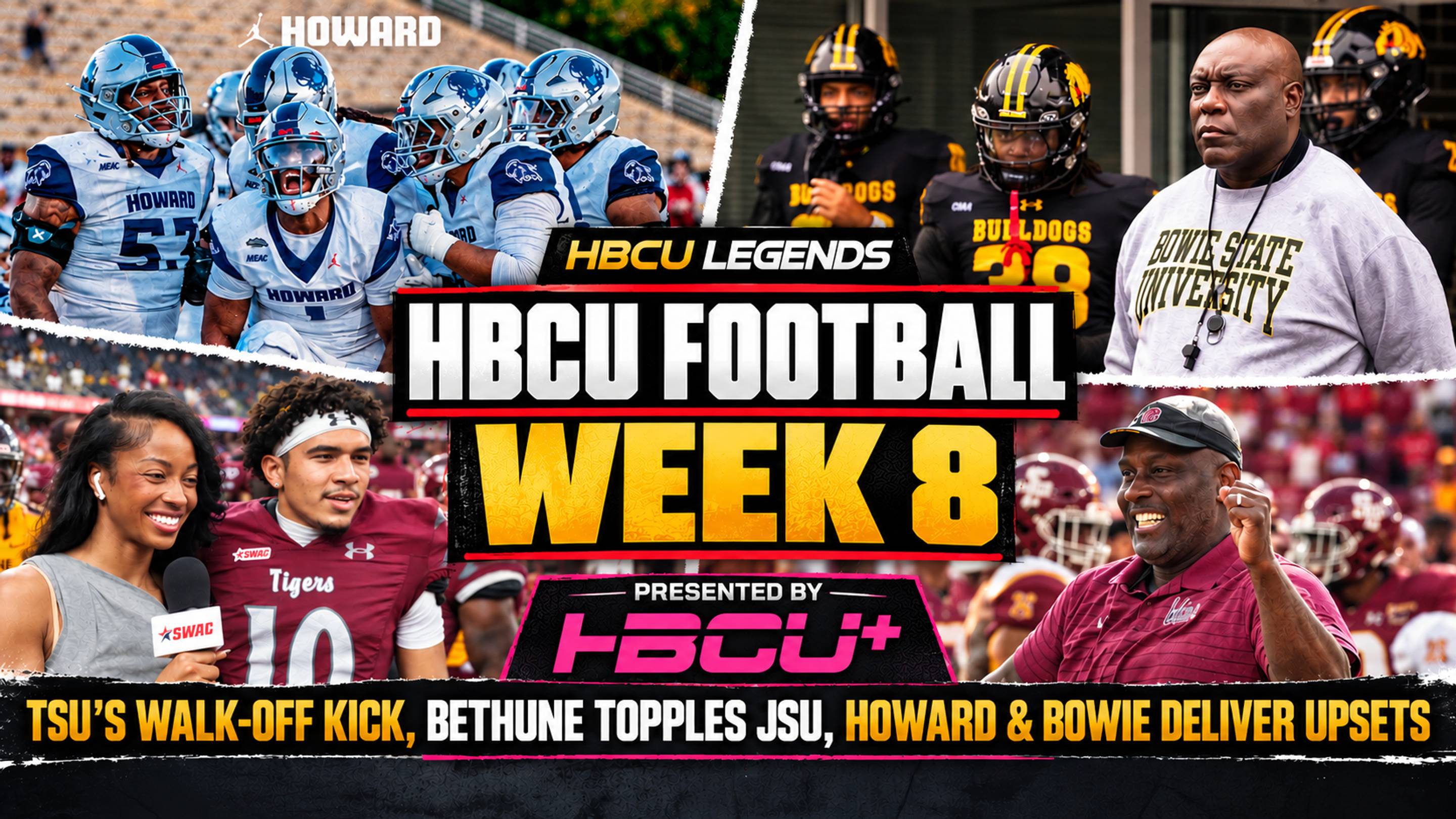 HBCU Football Week 8: TSU's Walk-Off Kick, Bethune Stuns JSU, Howard and Bowie Deliver Upsets | SMQB