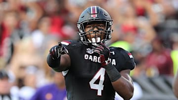 Sep 17, 2016; Columbia, SC, USA;  South Carolina Gamecocks linebacker Bryson Allen-Williams (4) during the game at Williams-Brice Stadium. South Carolina wins 20-15 over ECU. Mandatory Credit: Jim Dedmon-Imagn Images