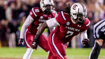 South Carolina Gamecocks defensive end Jadeveon Clowney (7)