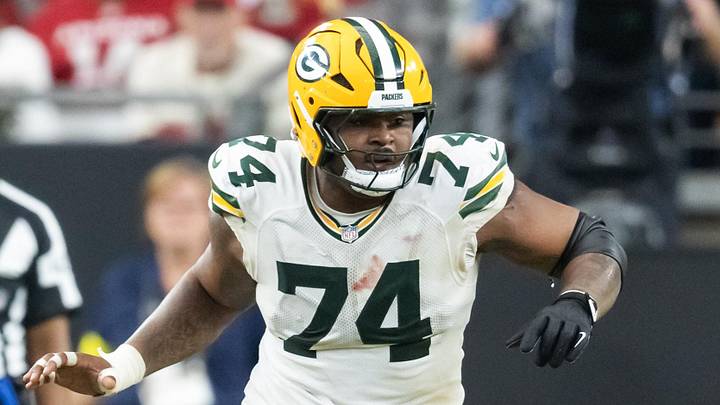 Offensive lineman Elgton Jenkins