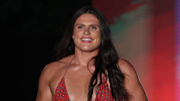US women's rugby bronze medalist, Ilona Maher, walks the runway at the Sports Illustrated Swimsuit Runway Show at the W South Beach on May 31, 2025 in Miami Beach, Florida.