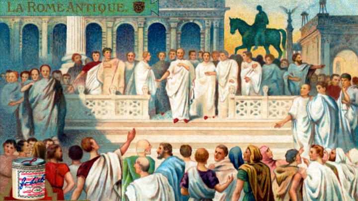 Tribune in the Roman Republic: Proposing a law. Tribune in the Roman Republic: Proposing a law.