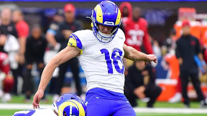Rams K Joshua Karty has a plus matchup against the Baltimore Ravens in Week 6. Rams K Joshua Karty has a plus matchup against the Baltimore Ravens in Week 6.