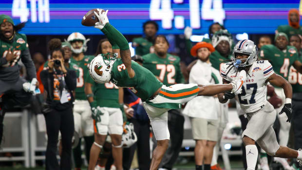 Florida A&M defensive back Kendall Bohler