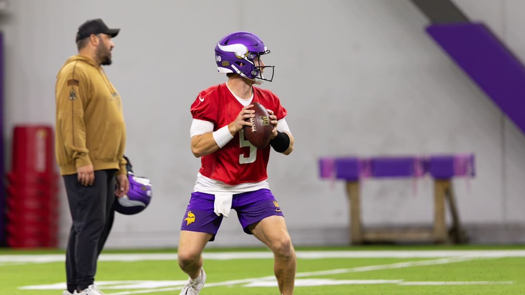 Vikings veteran quarterback John Wolford. 