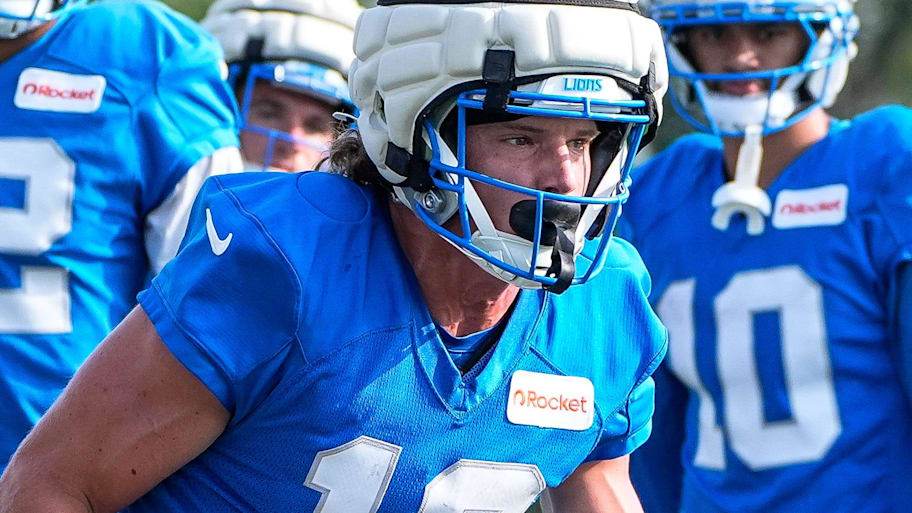 Detroit Lions wide receiver Isaac TeSlaa (18). | Junfu Han / USA TODAY NETWORK via Imagn Images