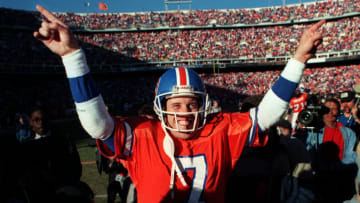 Denver Broncos -- John Elway, 1983-1998, 51,475 yards

Xxx C10 90 Elway 26 S Fbn Co