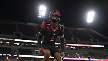 San Diego State Aztecs cornerback Chris Johnson (1).