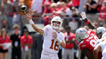 Texas Longhorns quarterback Arch Manning