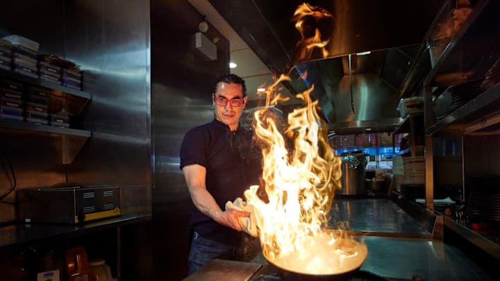 El chef Gaytán cocina para el Abierto Mexicano de Tenis. El chef Gaytán cocina para el Abierto Mexicano de Tenis.