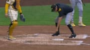 Don Kelly was not happy about the strike zone in Milwaukee on Tuesday night. 