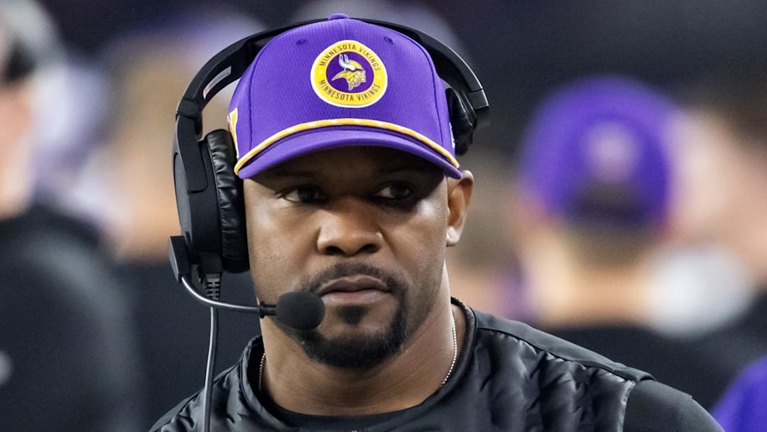 Minnesota Vikings defensive coordinator Brian Flores