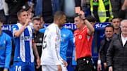 Kylian Mbappe sah Rot von Schiedsrichter Cesar Soto Grado
