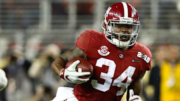 Alabama Crimson Tide running back Damien Harris (34)