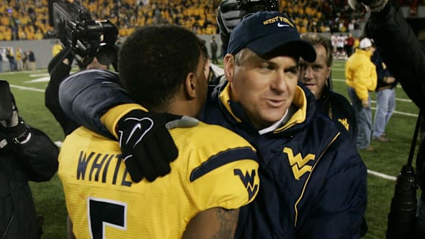 Rich Rodriguez and Pat White at West Virginia