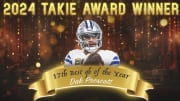 ‘Pardon My Take‘ did its annual Takie Awards recently, which included the category of 17th Best Quarterback of the Year. 