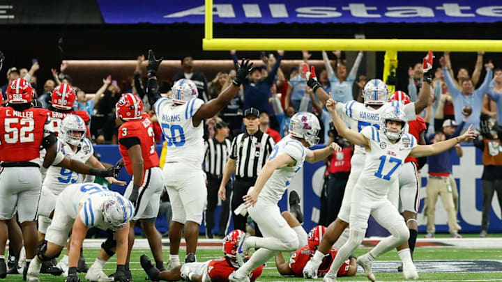 Ole Miss beat Georgia in the Sugar Bowl thanks to a game-winning field goal.