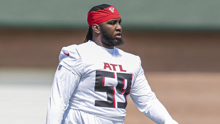 Atlanta Falcons defensive tackle Zion Logue, a sixth-round pick in 2024, didn't make the initial 53-man roster.