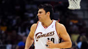 Cleveland Cavaliers guard/forward Wally Szczerbiak (10) runs up the court during the fourth quarter of game two of the 2009 eastern conference semifinals against the Atlanta Hawks at Quicken Loans Arena in Cleveland on May 7, 2009.  