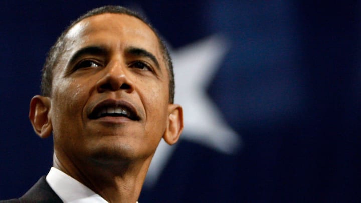 Ricardo B. Brazziell AMERICAN-STATESMAN 8/9/10 President Barack Obama addresses a large crowd on the University of Texas at Austin campus inside the Gregory Gymnasium to talk about higher education. He was warmly received and spoke passionately about sending more Americans to college. Obama waves to the crowd before making his way through the audience for handshakes.