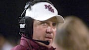 This file photo shows Jackie Sherrill while he was a football coach at Mississippi State University.