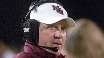 This file photo shows Jackie Sherrill while he was a football coach at Mississippi State University.