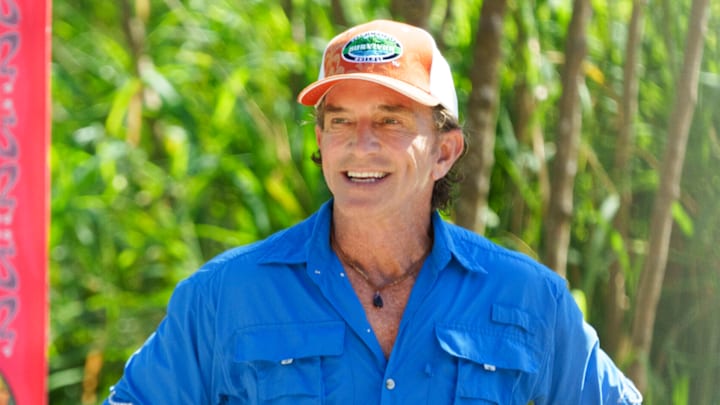 “If You’re Loyal to All, You’re Loyal to None” – Upon the losing group’s return from tribal, the remaining castaways are in utter disbelief after learning who was sent home. Stakes increase for this week’s immunity challenge when two immunity necklaces are up for grabs. Then, one player’s not-so-hidden immunity idol comes into focus during this week’s tribal council, on SURVIVOR, Wednesday, Nov. 19. Pictured: Jeff Probst. Photo: Robert Voets/CBS ©2025 CBS Broadcasting, Inc. All Rights Reserved.