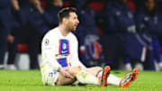 Lionel Messi a fait l'objet d'un tacle sévère de Thomas Müller