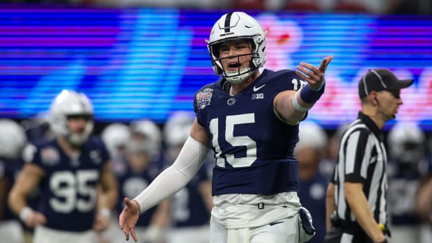 Penn State Nittany Lions quarterback Drew Allar 