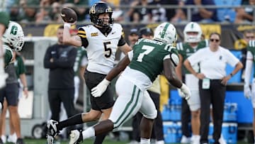 Appalachian State Mountaineers quarterback AJ Swann.