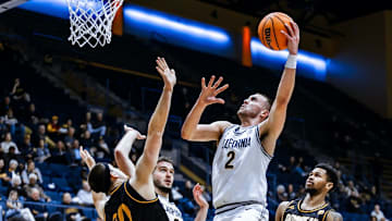 Cal's John Camden drives to the basket